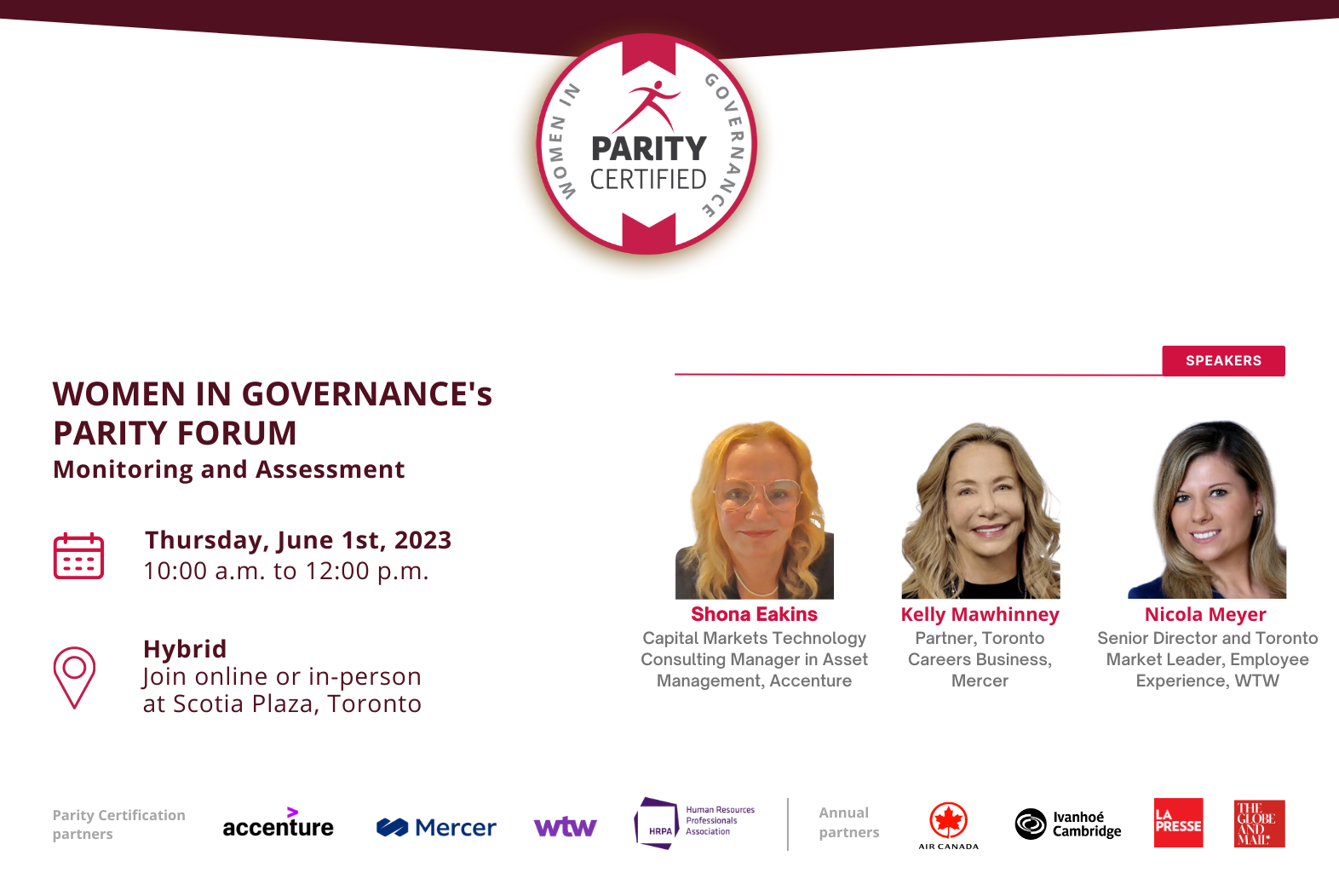 2023 Parity Forum — Toronto