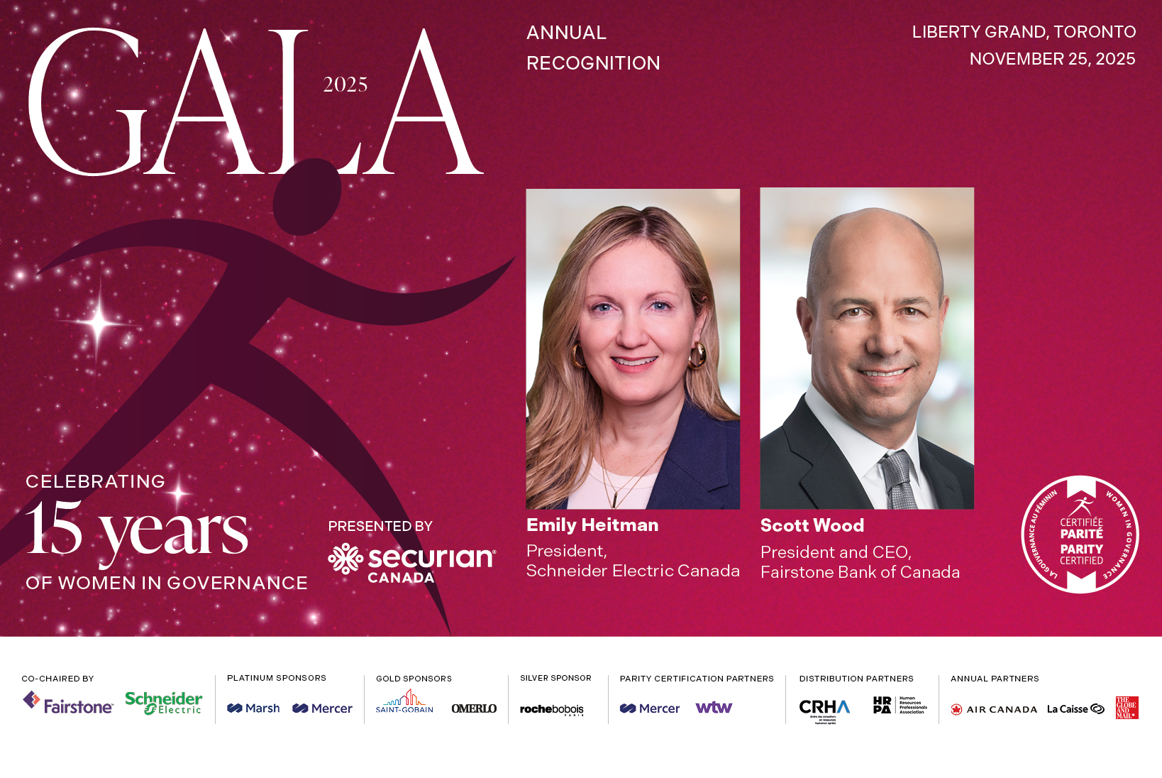 2025 Annual Recognition Gala — Toronto