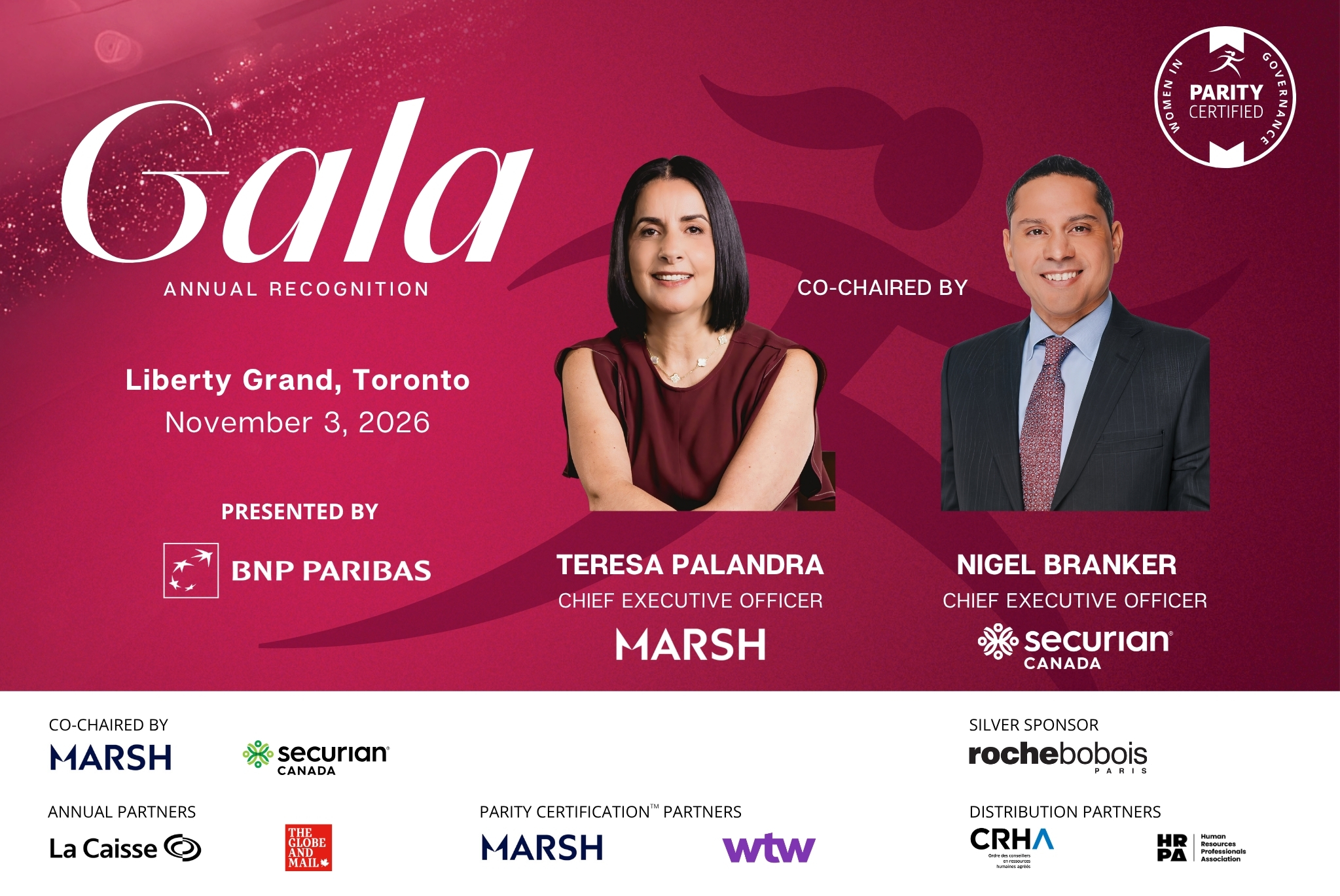 2026 Annual Recognition Gala — Toronto